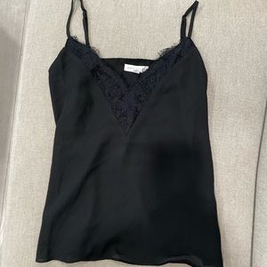 Black lace tank top